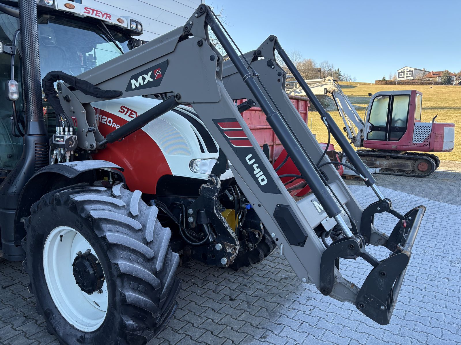 MX U410 zu Steyr Profi CVT  3