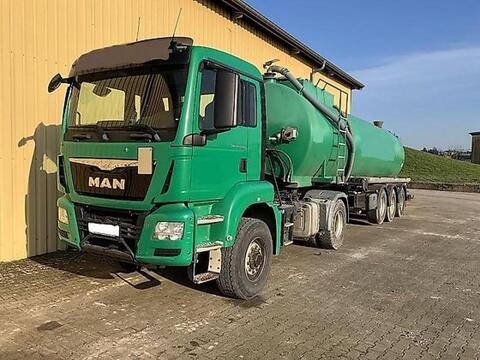 MAN Stapel und MAN MAN TGS 18.360 4x4 BLS (Agro LOF)