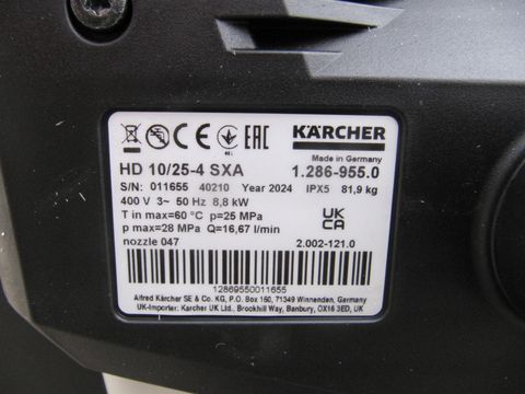 Kärcher HD 10/25 SXA Plus 
