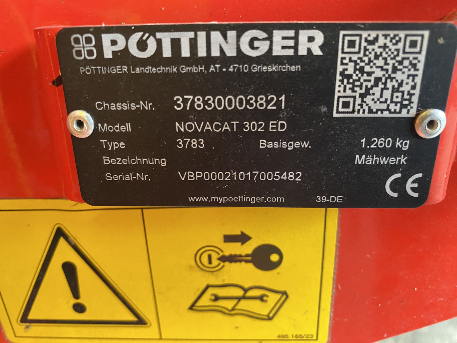 Pöttinger Scheibenmähwerk Novacat 302 ED  2