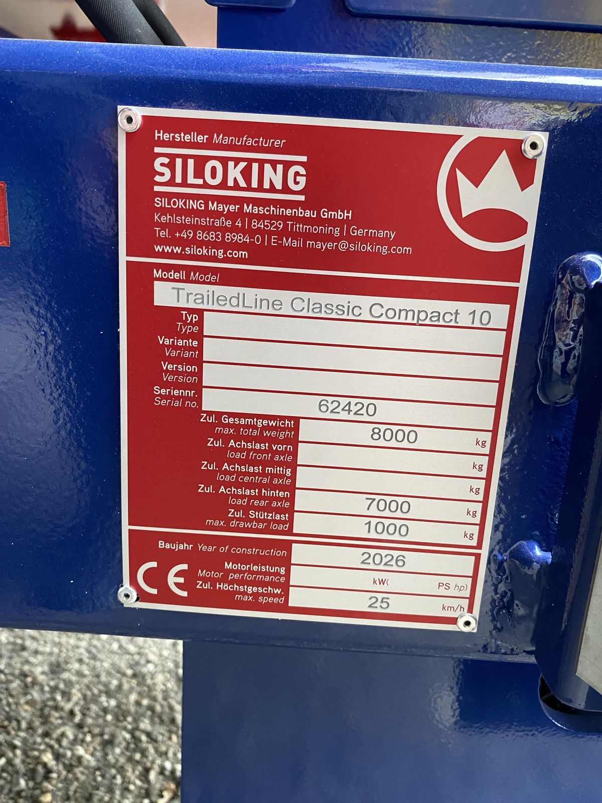 Siloking TrailedLine Classic Compact 10 3