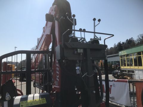 Krpan Forstanhänger GP 8 DF + Forstkran 7,60-m 