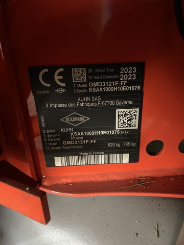 Kuhn Scheibenmähwerk GMD3121F-FF