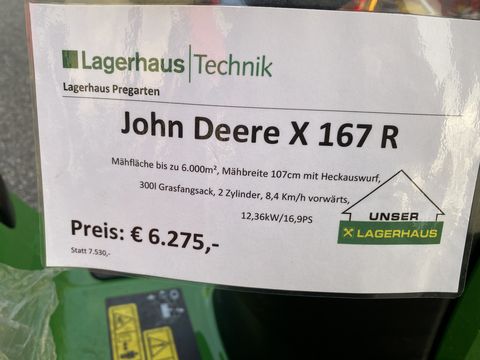John Deere X 167 R