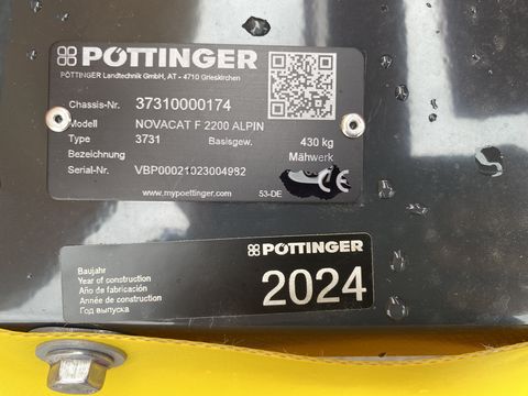 Pöttinger Novacat F 2200 Alpin