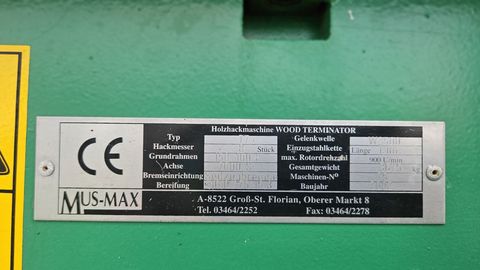 Mus Max Wood Terminator 7