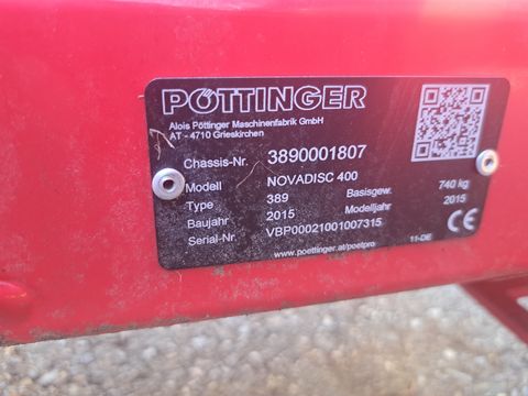 Pöttinger Novadisc 400