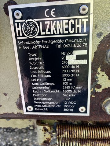 Holzknecht HS 270 E