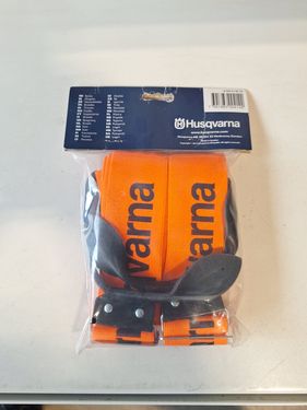 Husqvarna Hosenträger mit Lederschlaufen
