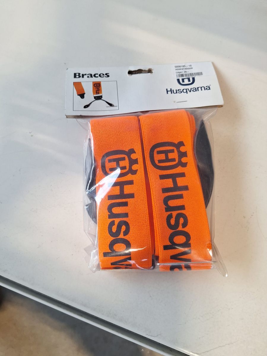 Husqvarna Hosenträger mit Lederschlaufen 3