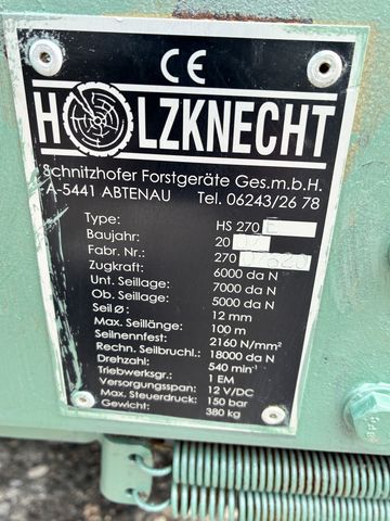 Holzknecht HS 270 E