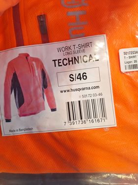 Husqvarna Work T-Shirt Long Sleeve Technical