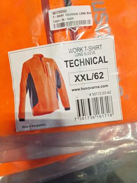 Husqvarna Work T-Shirt Long Sleeve Technical