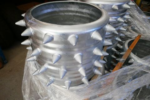 Aebi Stöckl Stachelräder 4-reihig 14"