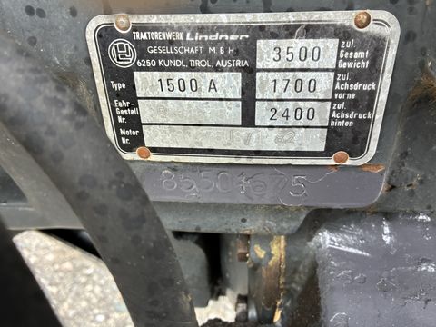 Lindner 1500 A Alpin