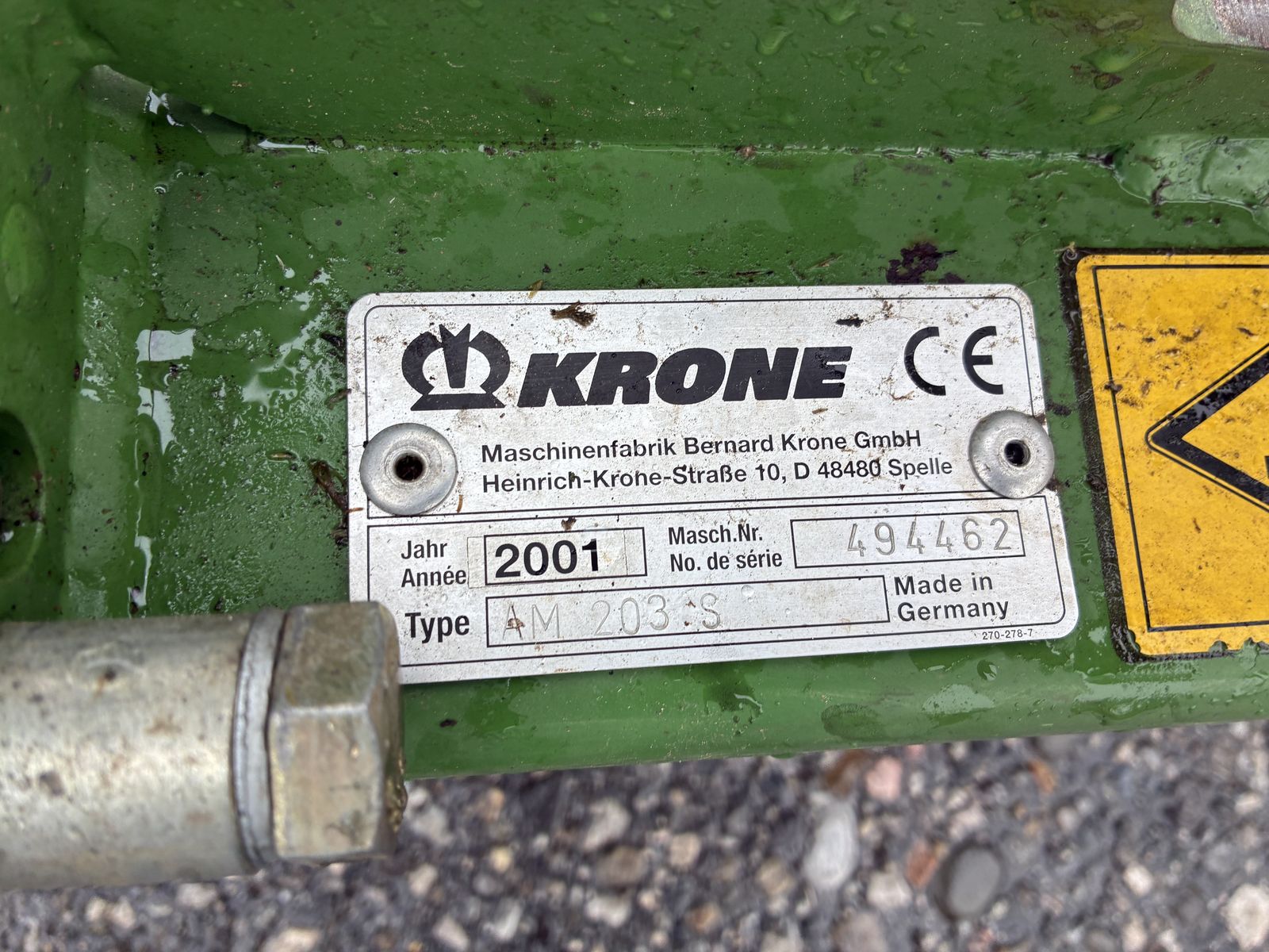 Krone AM 203 S 3