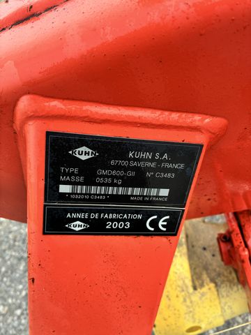 Kuhn GMD 600 GII