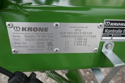 Krone Swadro TS 680 Twin