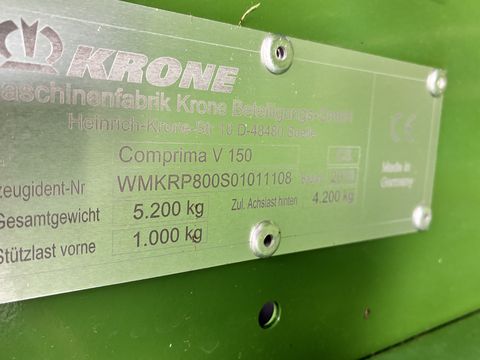 Krone Comprima V 150 XC Xtreme
