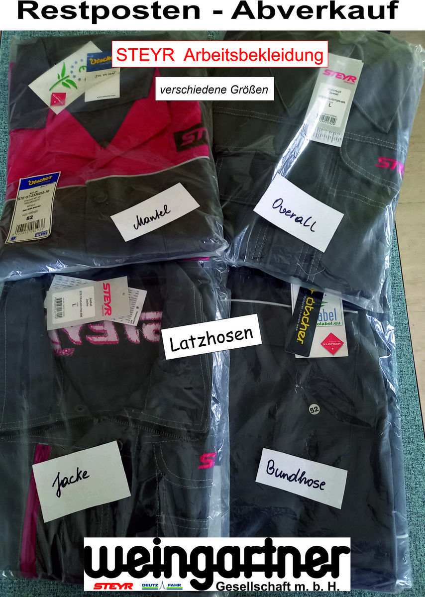 ABVERKAUF - RESTPOSTEN - Bekleidung 2