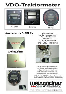 Steyr Display zu Digitaltraktormeter