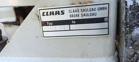 Claas Corto 270F