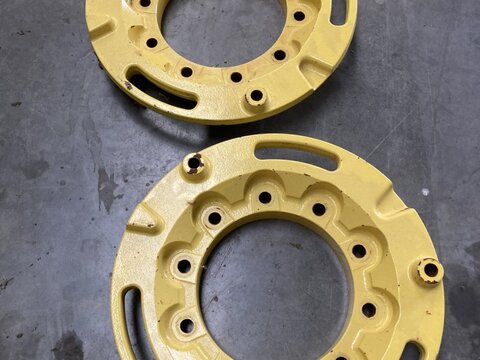 John Deere Adapterplatten Montageplatten für Hinterradgewic