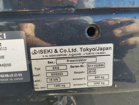 Iseki SXG 323