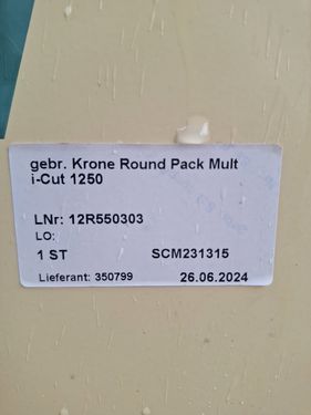 Krone Round Pack 1250