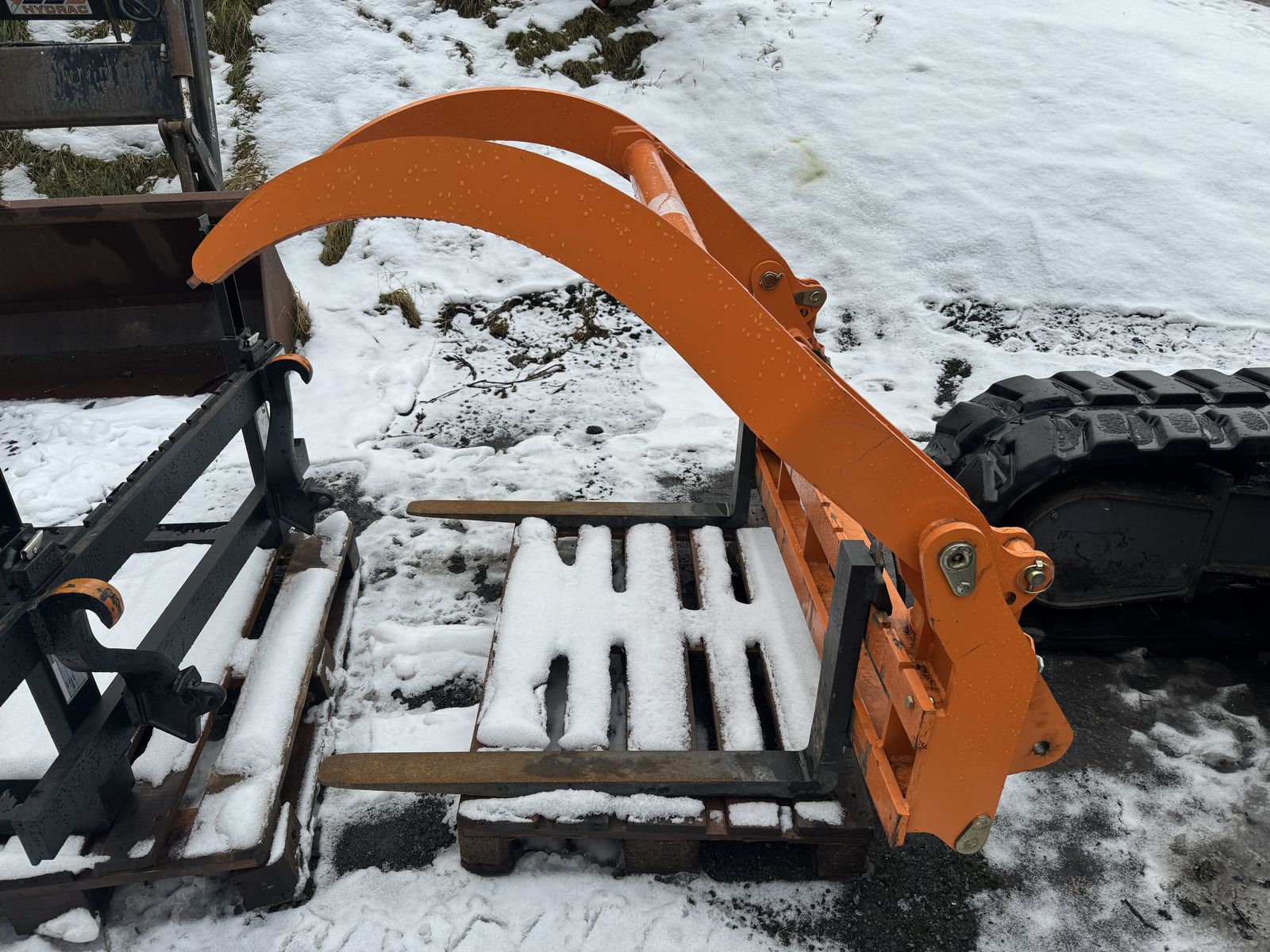 Hauer Palettengabel mit Niederhalter 2