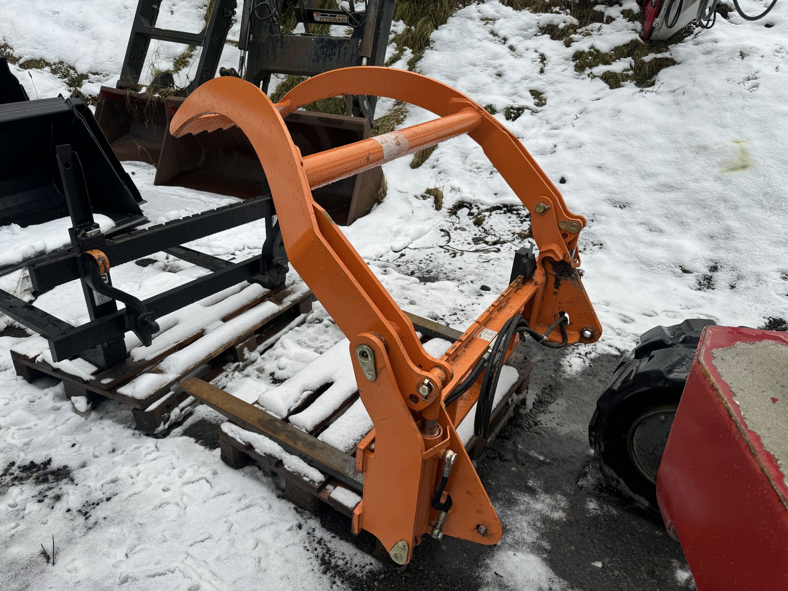 Hauer Palettengabel mit Niederhalter 3