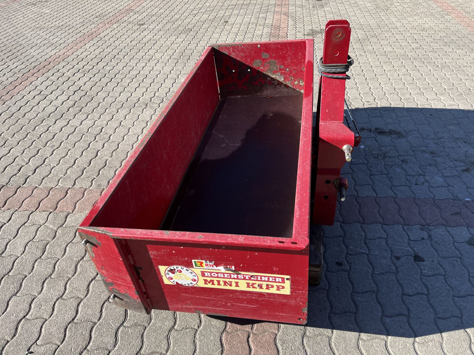 Rosensteiner Kippmulde 1,80m mechanisch kippbar 2