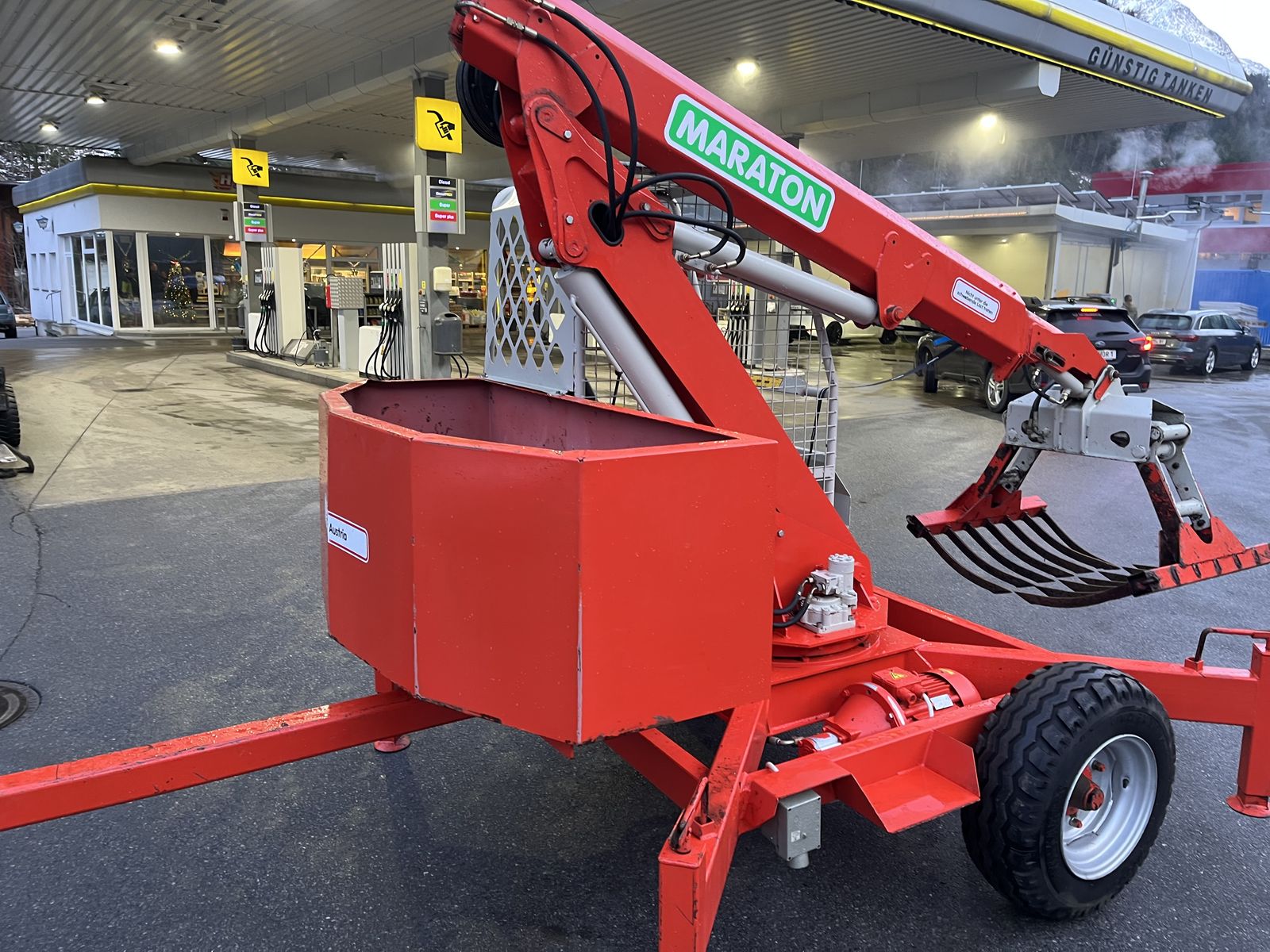 Maraton Mobilkran ca. 7,5m Reichweite Heukran  3