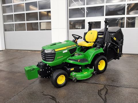 John Deere X950R mit Hochentleerung und 137 cm Mähwerk