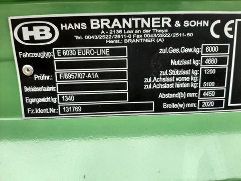 Brantner E 6030 EURO-LINE