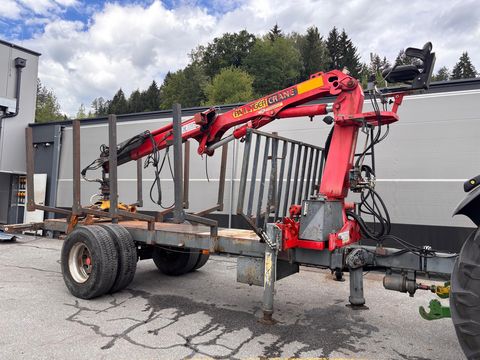 Sonstige Eigenbau Forstanhänger mit Kran PK 7000A