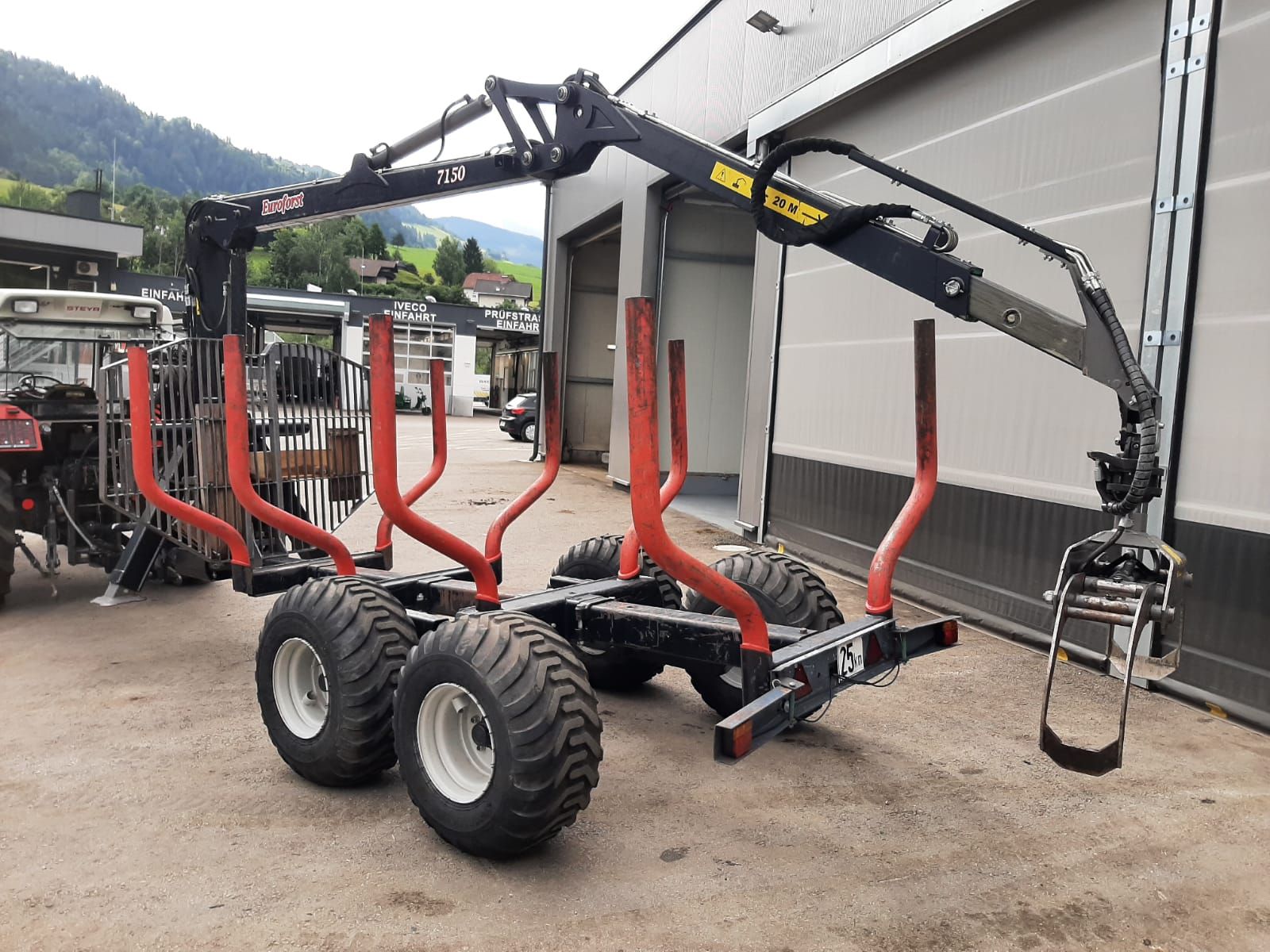 Euroforst 9t mit Forstkran 7,15 Meter 3