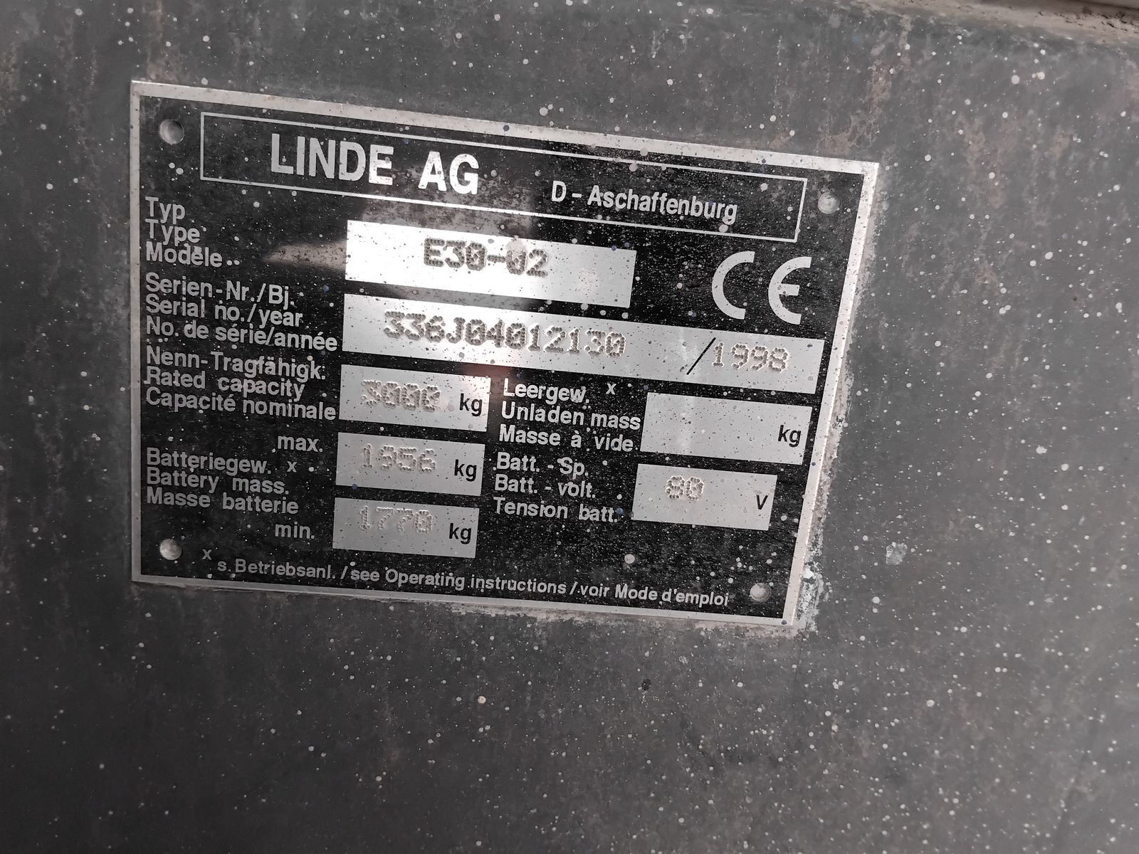 Linde E 30 2