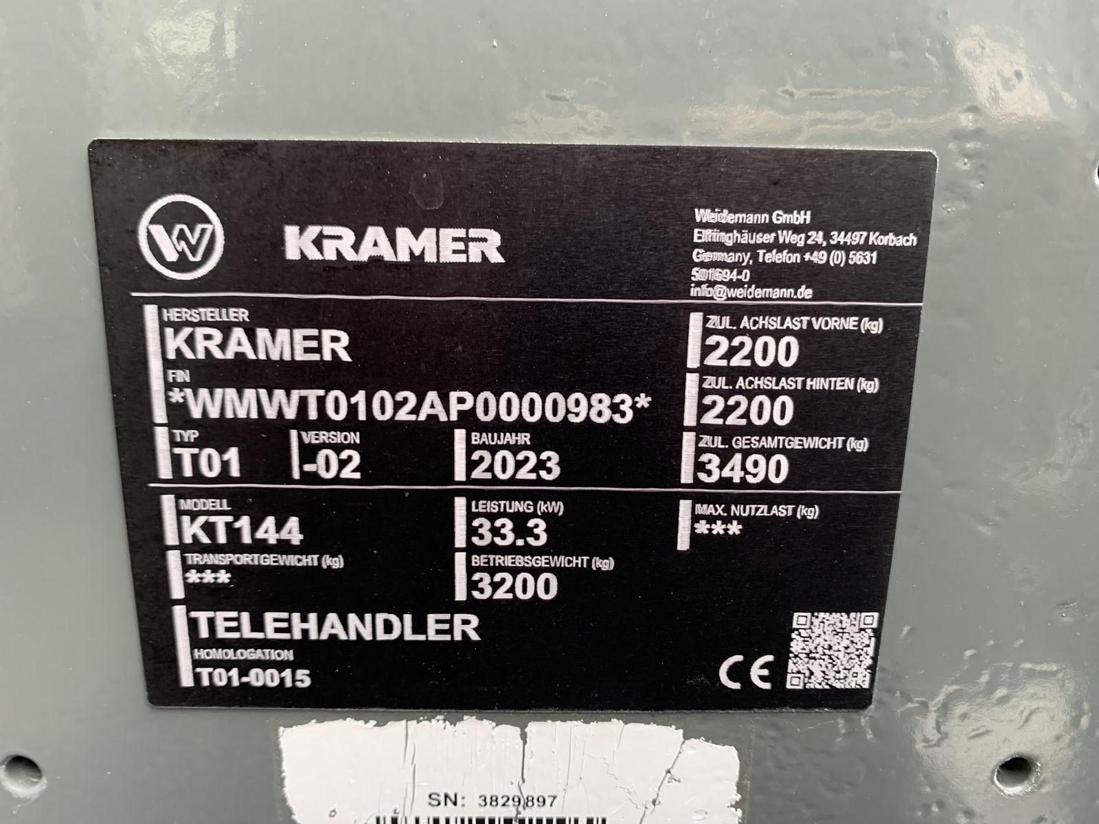 Kramer KT 144 2