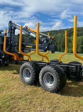 Country Rückewagen 90 D mit Kran 850 Pro