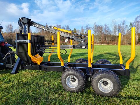 Country Rückewagen 90 D mit Kran 850 Pro
