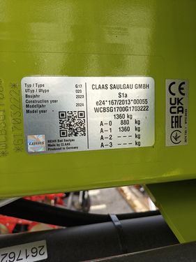 Claas LINER 1600 TWIN