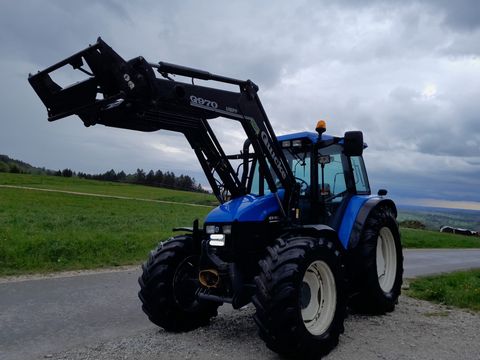New Holland TS100 mit FH,FZW und Frontlader