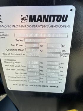 Manitou MLA 4-50H Knicklader DEMOGERÄT