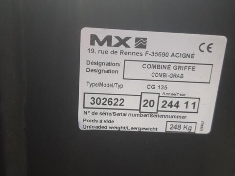 Mailleux Kombigreifer CG 135