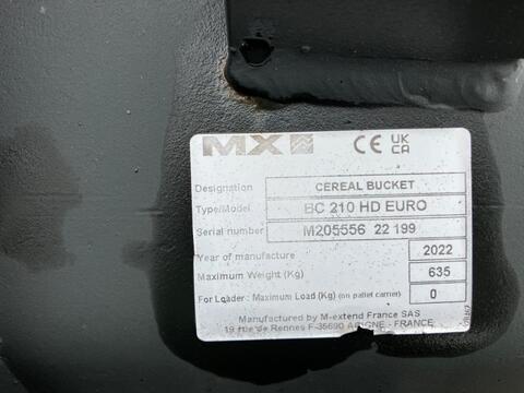 Mailleux BC 210 H Großvolumenschaufel