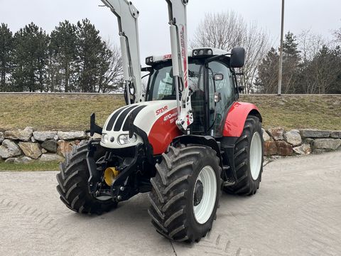 Steyr Profi CVT 4110 mit Hydrac Frontlader