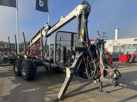 Kesla Forstanhänger 10 HD - 201 + Kran 305T