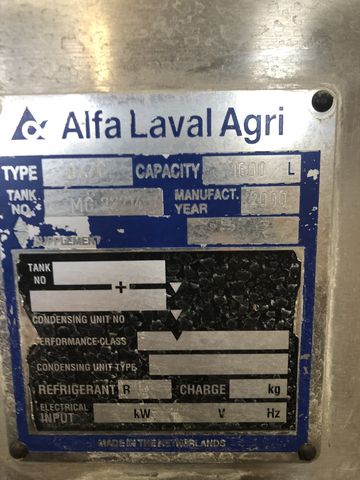 De Laval  Kühltank