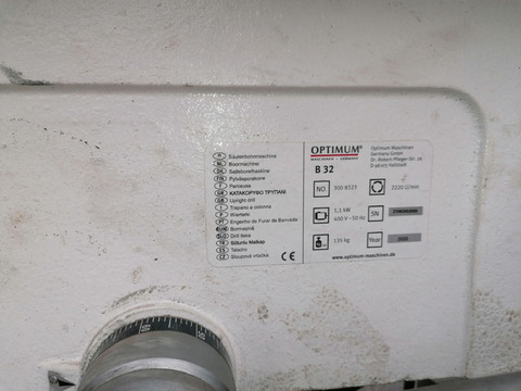 Bohrmaschine Optimum B32 gebraucht 3